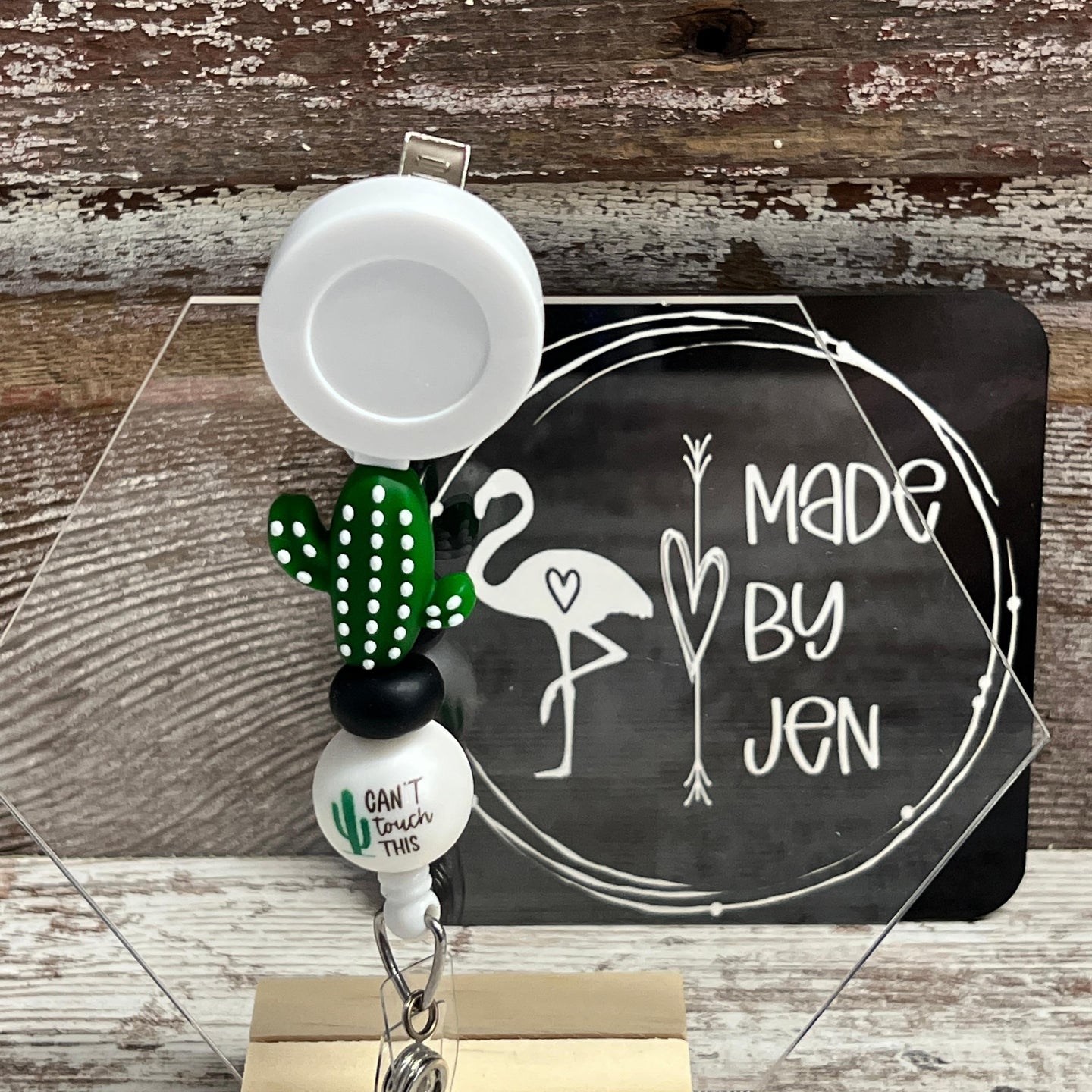 Can't Touch Cactus Badge Reel